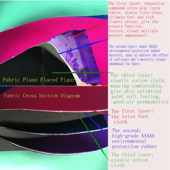 Purple waist trainer/shaper hook latch - Picture 7 of 9